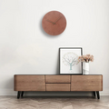 Horloge Murale Minimaliste Bois Contemporain