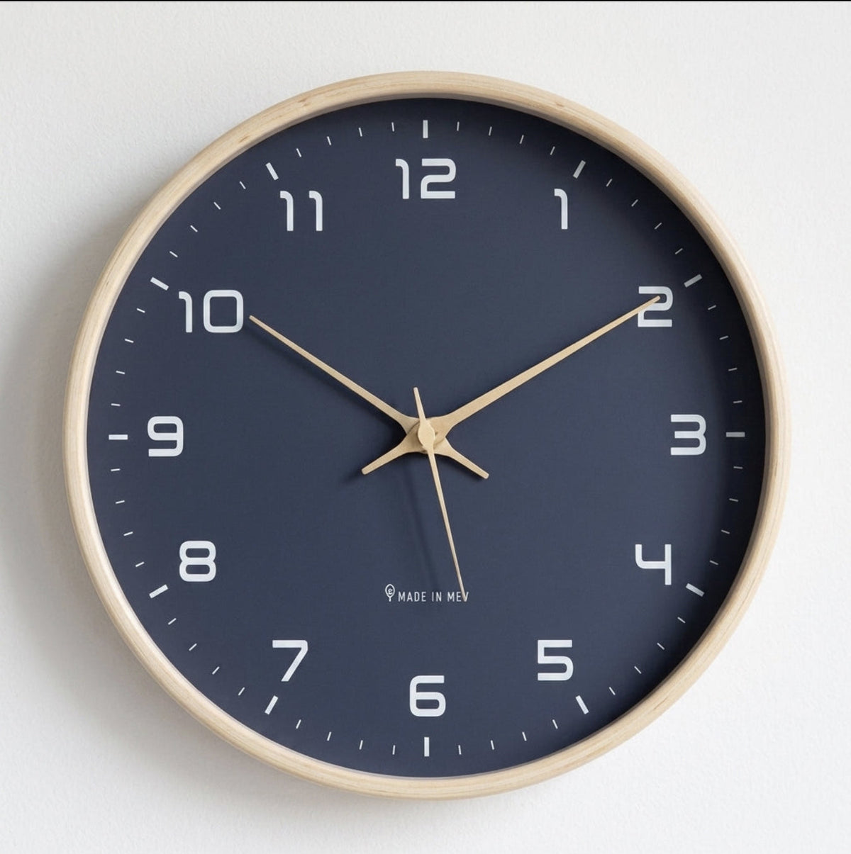 Horloge Murale Ronde Moderne Silencieuse