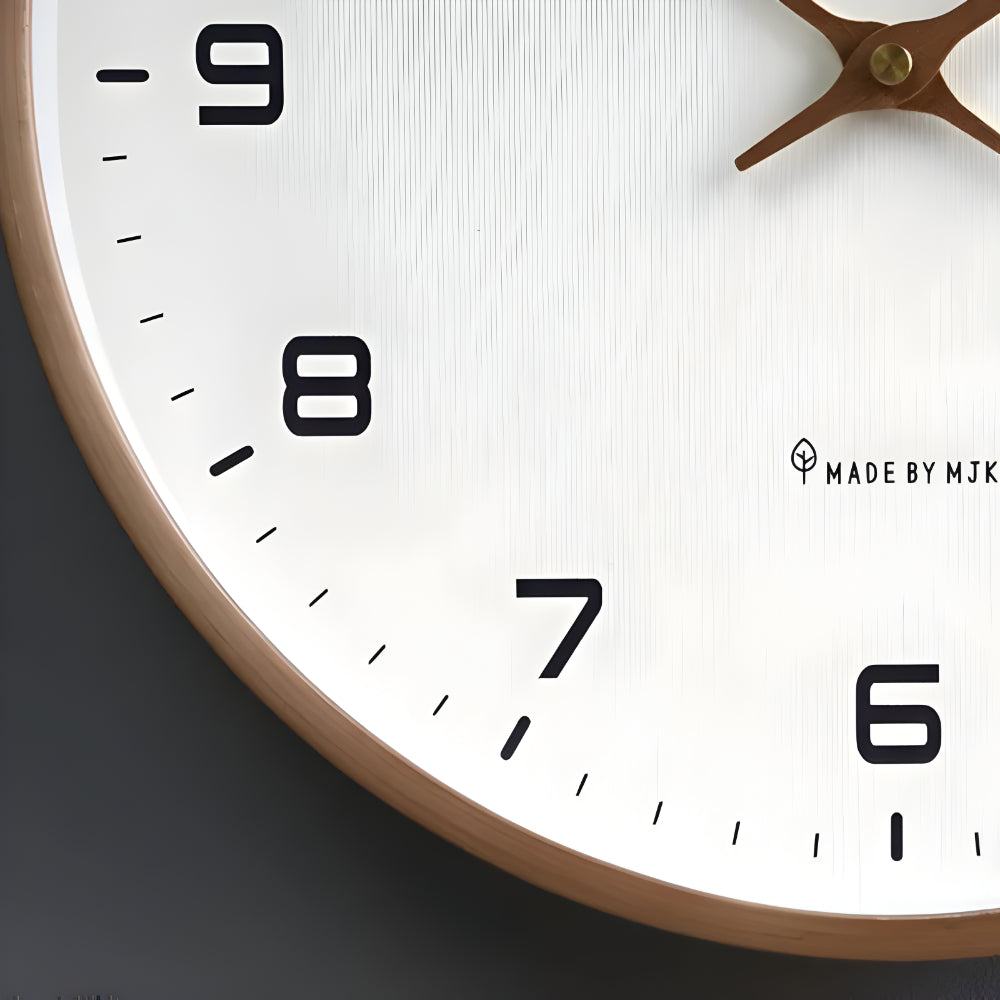 Horloge Murale Ronde Moderne Silencieuse