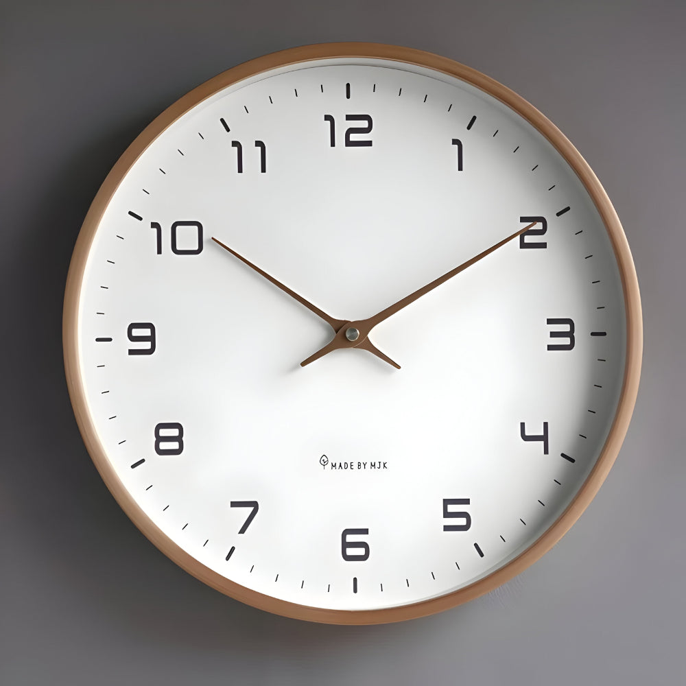 Horloge Murale Ronde Moderne Silencieuse