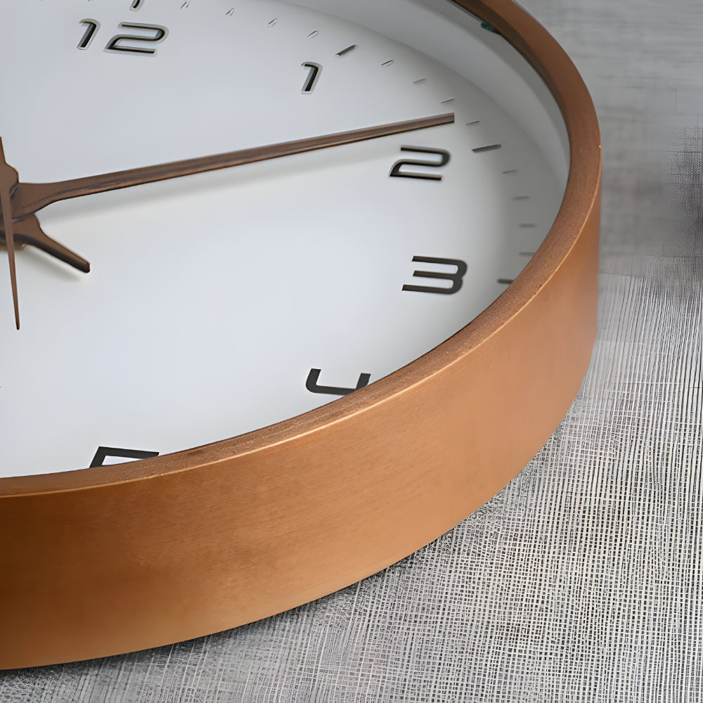 Horloge Murale Ronde Moderne Silencieuse
