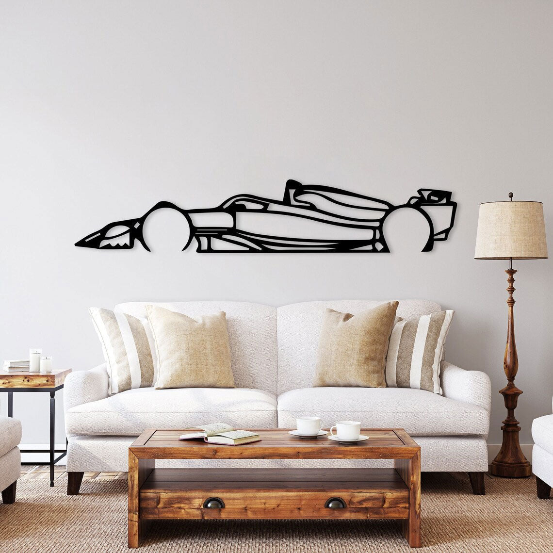 Décoration Murale en Métal - Formule 1 (V.02)