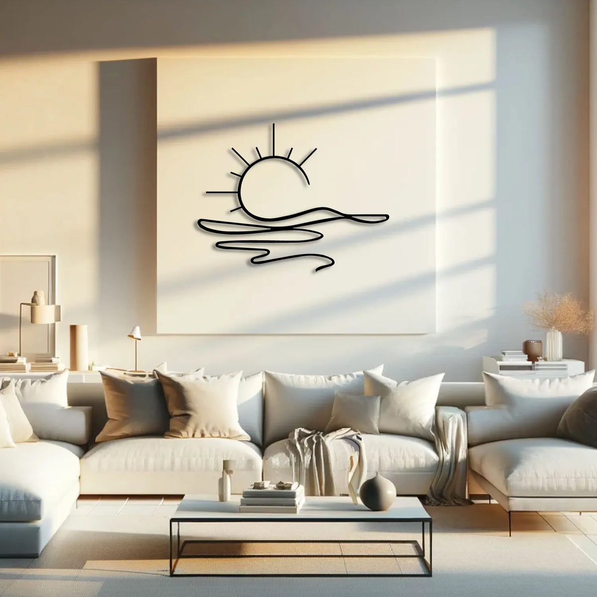 Décoration Murale en Métal - Soleil (SUN.03)