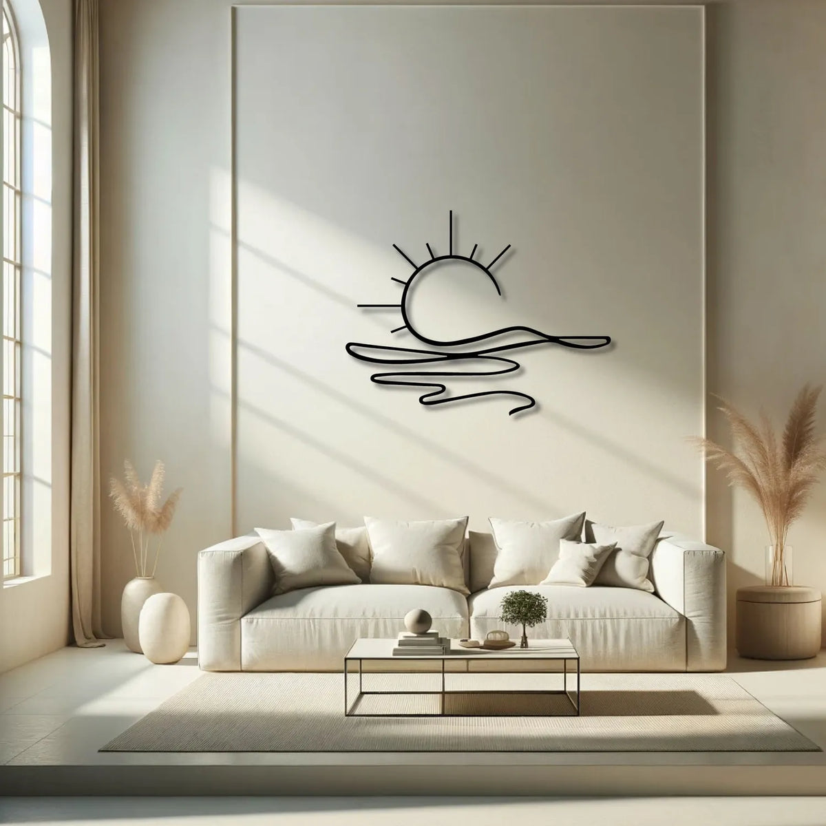 Décoration Murale en Métal - Soleil (SUN.03)