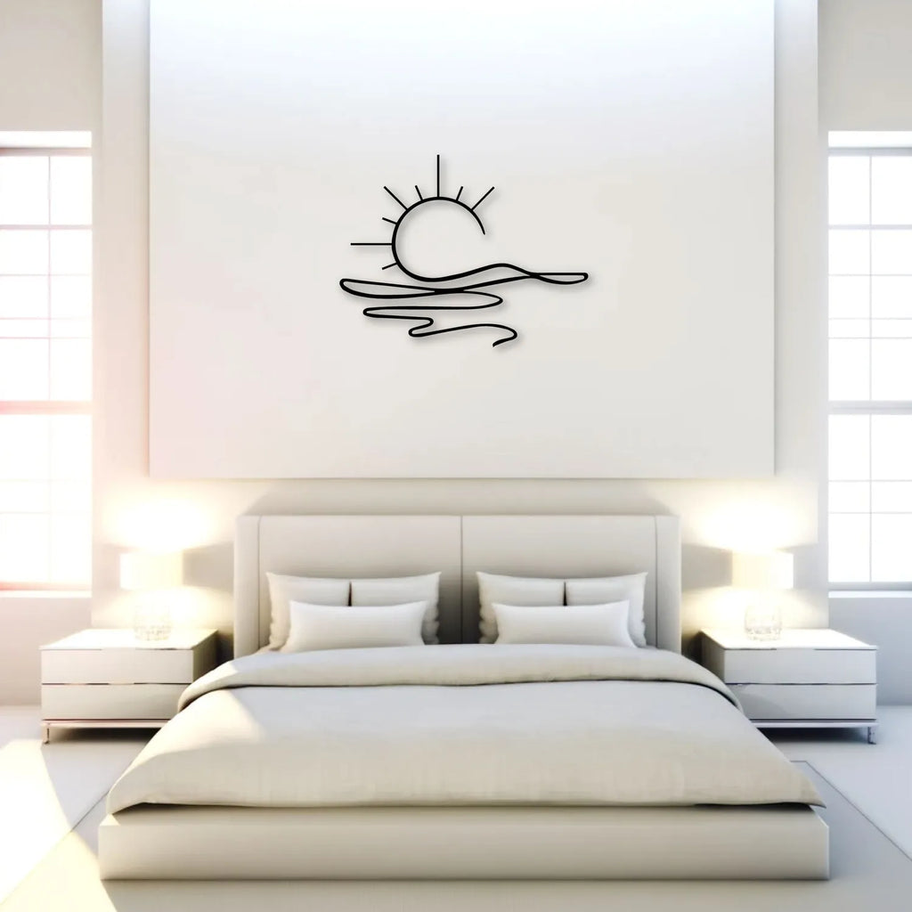 Décoration Murale en Métal - Soleil (SUN.03)